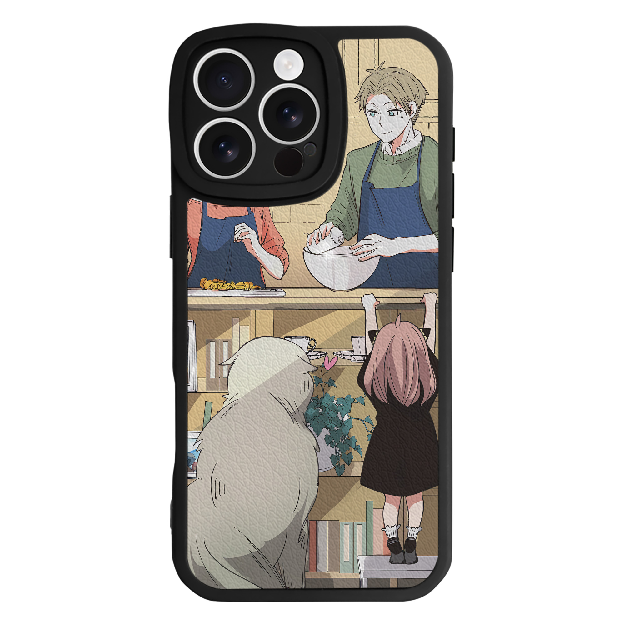 （画像用） SPY×FAMILY间谍家家酒 【iPhone 16シリーズ対応】シリコンスマホケース（レザー調） 材質：シリコン
